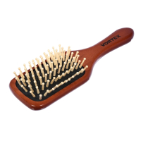 Нарушена упаковка!  <296971> Расческа деревянная, массажная, 20х6х3,5 см, ''прямоугольник'', с деревянными зубчиками ''VORTEX'' 51007