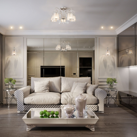 Бра 60065/1 серебро Eurosvet 