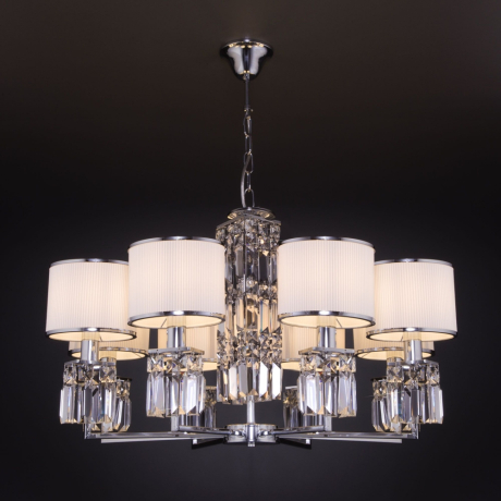 Подвесная люстра Eurosvet 10099/8 хром 