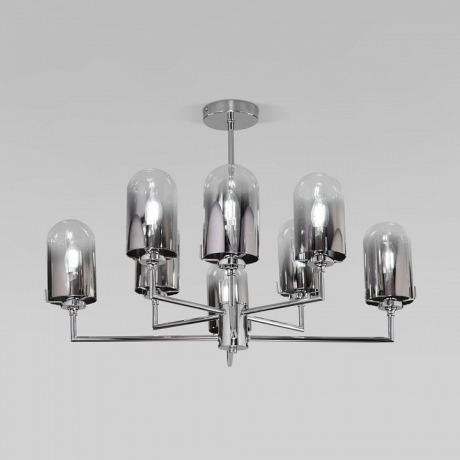 Люстра на штанге Eurosvet Pluto 60156/8 хром 