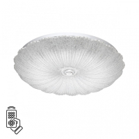 7729/48L PIKO LED SN Светильник металл/пластик/белый/прозрачный LED 48Вт 3000-6000K D380 IP20 пульт ДУ FORTUNA SONEX