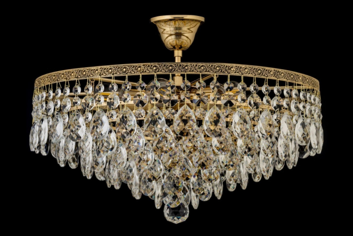 Люстра потолочная с лампочками Arti Lampadari Castellana E 1.3.46.608 G+Lamps 