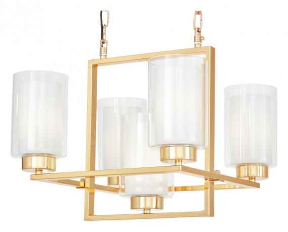 Подвесная люстра LUMINA DECO Lino LDP 1239-5 F.GD 