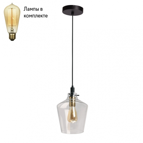 Подвесной светильник с лампочкой DeMarkt 682012201+Lamps 
