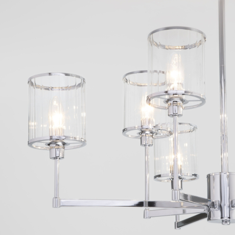 Люстра на штанге Eurosvet 60144/8 хром (a061947) 