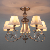 60069/5 серебро Потолочная люстра Eurosvet Incanto