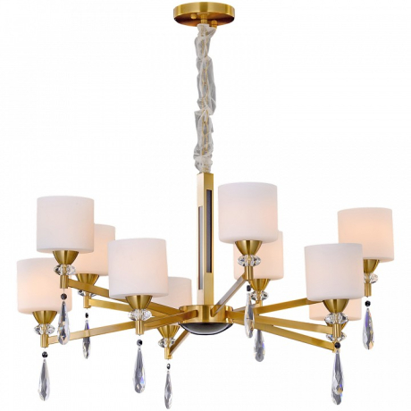 Подвесная люстра ILLUMICO IL5182 IL5182-10PLS-29 BRASS KELTIC 