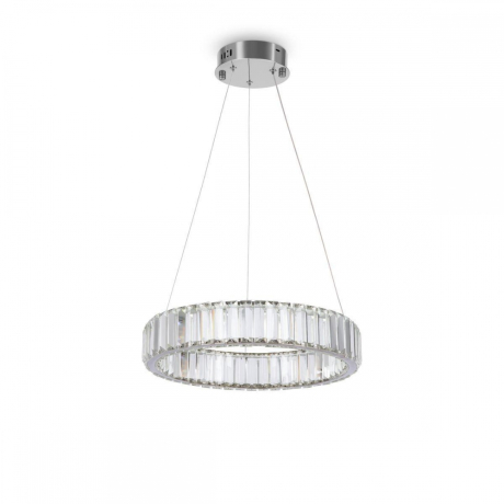 Подвесная диммируемая люстра с пультом ДУ Freya Tier FR5257PL-L17CH 