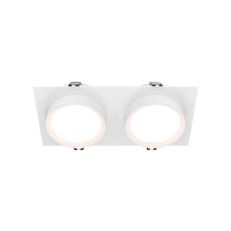 Встраиваемый светильник Maytoni Technical Hoop DL086-02-GX53-SQ-W 