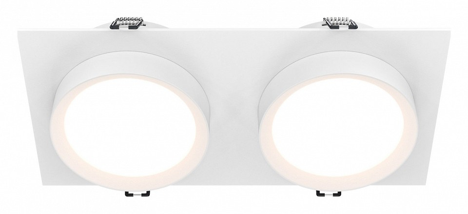 Встраиваемый светильник Maytoni Technical Hoop DL086-02-GX53-SQ-W 