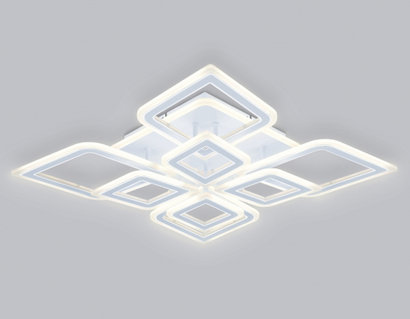 Потолочный светодиодный светильник с пультом Ambrella light ACRYLICA FA8911 