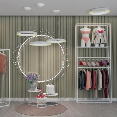 Накладной диммируемый светильник с пультом ДУ Novotech FOLD 359033 