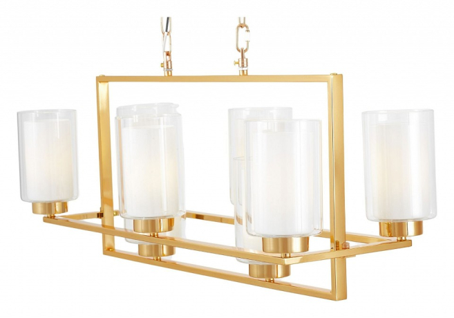 Подвесная люстра LUMINA DECO Lino LDP 1239-8 F.GD 