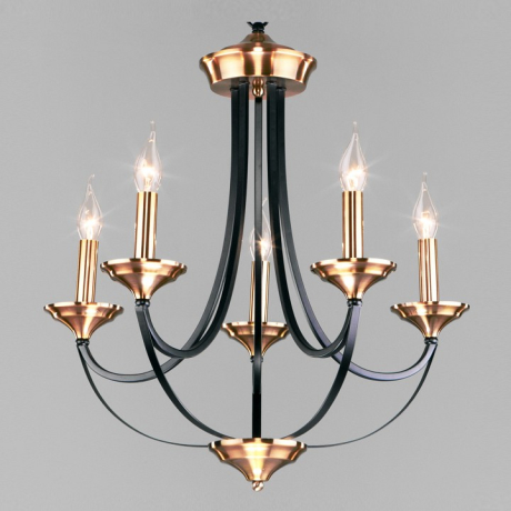 Подвесная люстра Eurosvet Lazzaro 60098/5 черный 