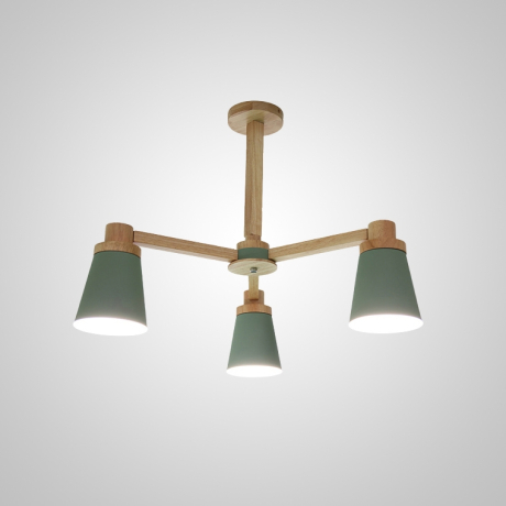 Люстра на штанге Prop 8 Green ImperiumLoft prop01 (191992-23) 