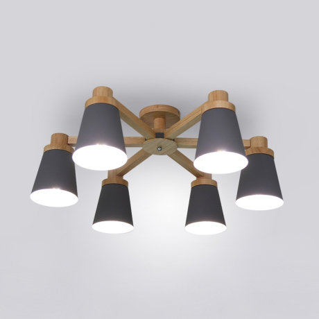 Люстра на штанге Prop 8 Green ImperiumLoft prop01 (191992-23) 