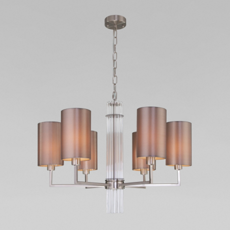 Подвесная люстра Soffio Eurosvet 60134/6 никель 
