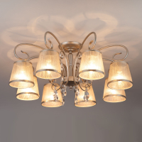 Потолочная люстра 60065/8 серебро Eurosvet