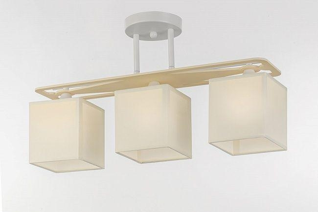 Потолочный светильник Escada 1117/3PL E27*60W Chrome/White ARES 