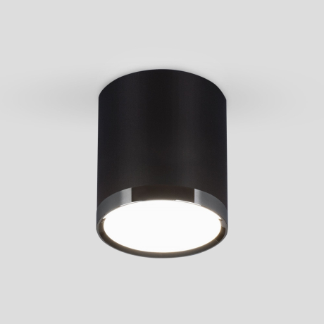 DLR024 6W 4200K черный матовый Накладной светодиодный светильник Elektrostandard (a039018) 