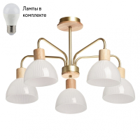 Люстра на штанге с лампочками DeMarkt 635016405+Lamps