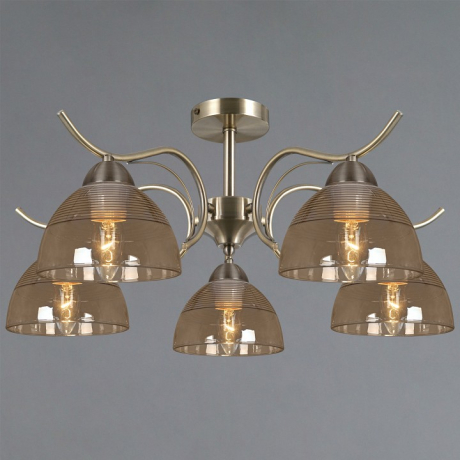 Люстра на штанге ILLUMICO AREZZO IL0733-5CSQ-25 AB AREZZO 